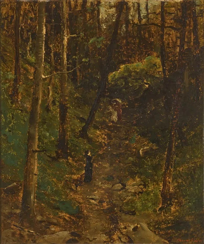 On Tangled Paths by Mihály Munkácsy — digital art print download