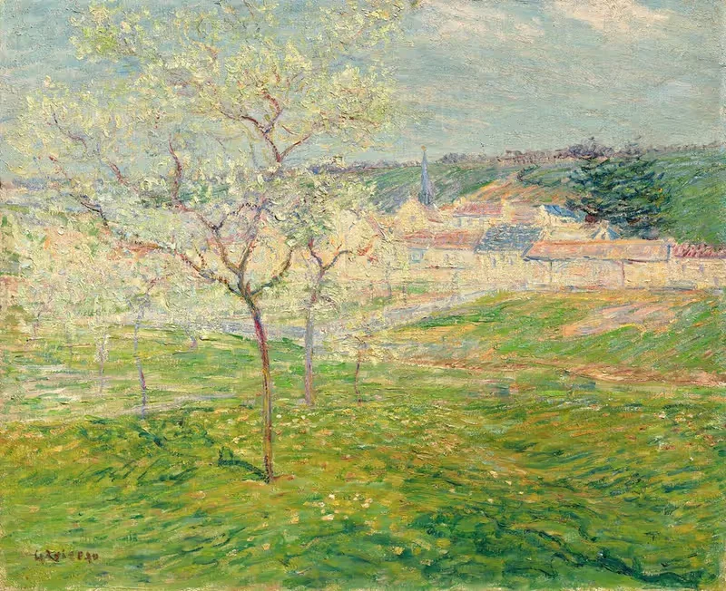 Verger au Printemps by Gustave Loiseau, 1920 — digital art print download