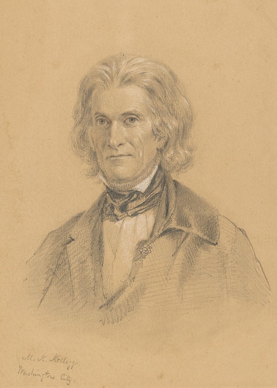 John Caldwell Calhoun by Майнер Килборн Келлог, 1848 — digital art print download