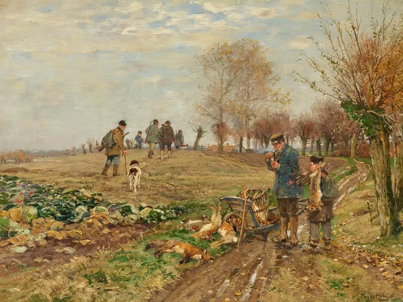 After the Hunt by Hugo Mühlig — digital art print download