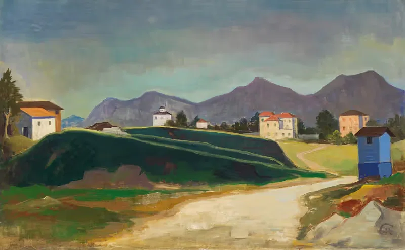 Дорога в Лугано by Карл Хофер, 1930 — digital art print download