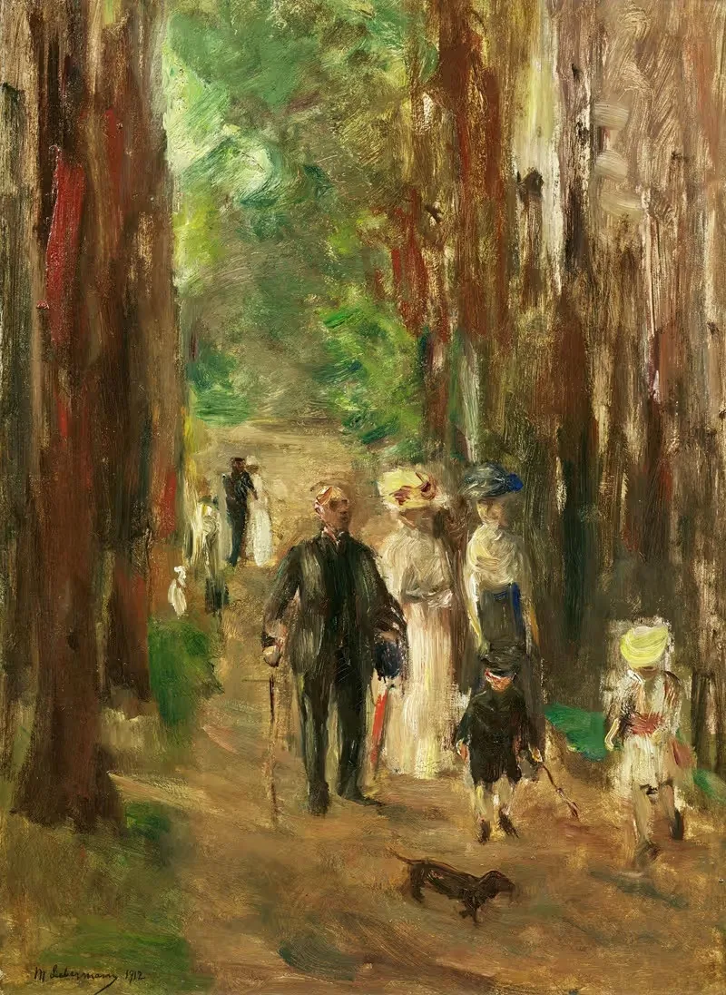Из Грюневальда by Макс Либерман, 1912 — digital art print download