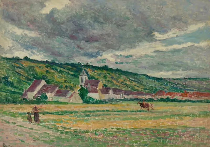 Деревня Бесси by Максимильен Люс, 1906-1908 — digital art print download