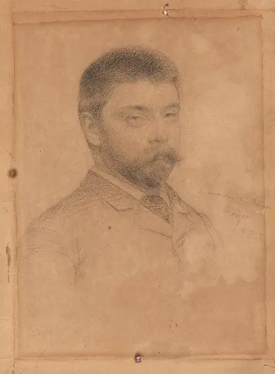 Olin Levi Warner by Поль Адольф Ражон, 1888 — digital art print download
