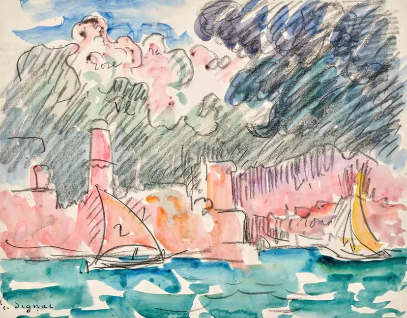 Marseille, Le Fort Saint-Jean — Paul Signac
