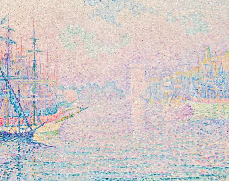Marseille. Le vieux port — Paul Signac