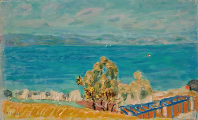 Mer et mimosas by Pierre Bonnard, 1914 — digital art print download