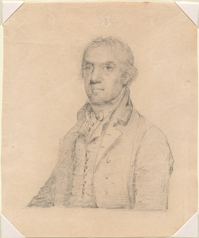 Abraham Baldwin by Роберт Фултон, 1807 — digital art print download