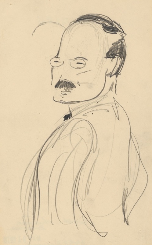 Unidentified Man by Роберт Анри, 1916 — digital art print download
