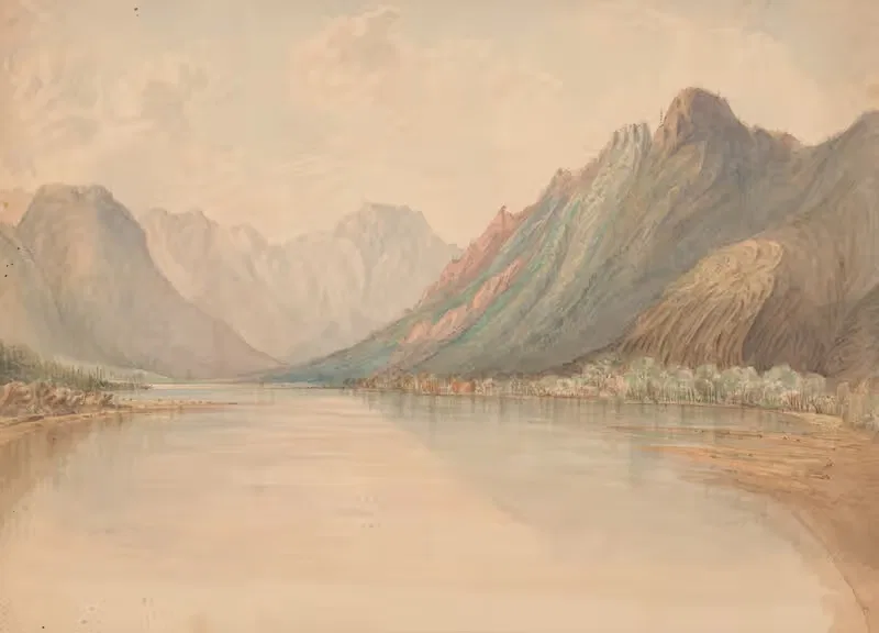 Looking up Fraser R. by Джеймс Мэдисон Олден, 1859 — digital art print download