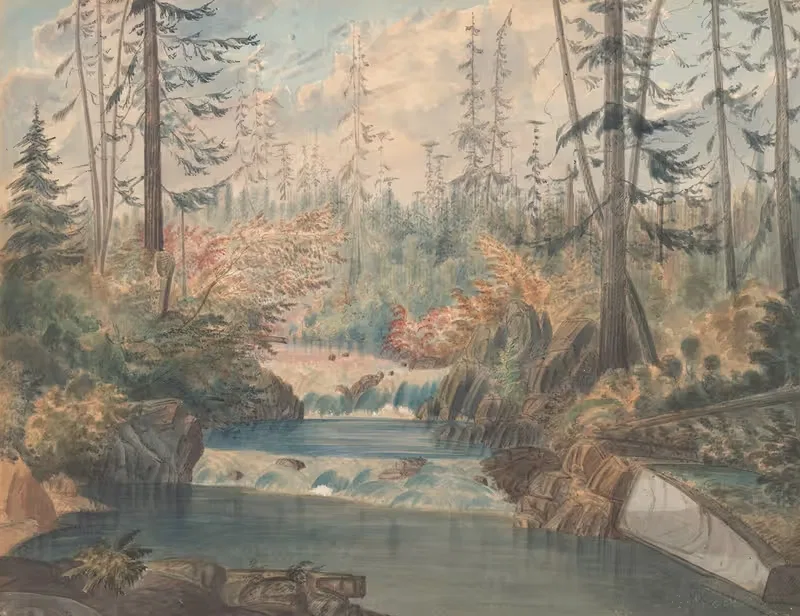 Youngs R. Oregon by Джеймс Мэдисон Олден, 1857 — digital art print download
