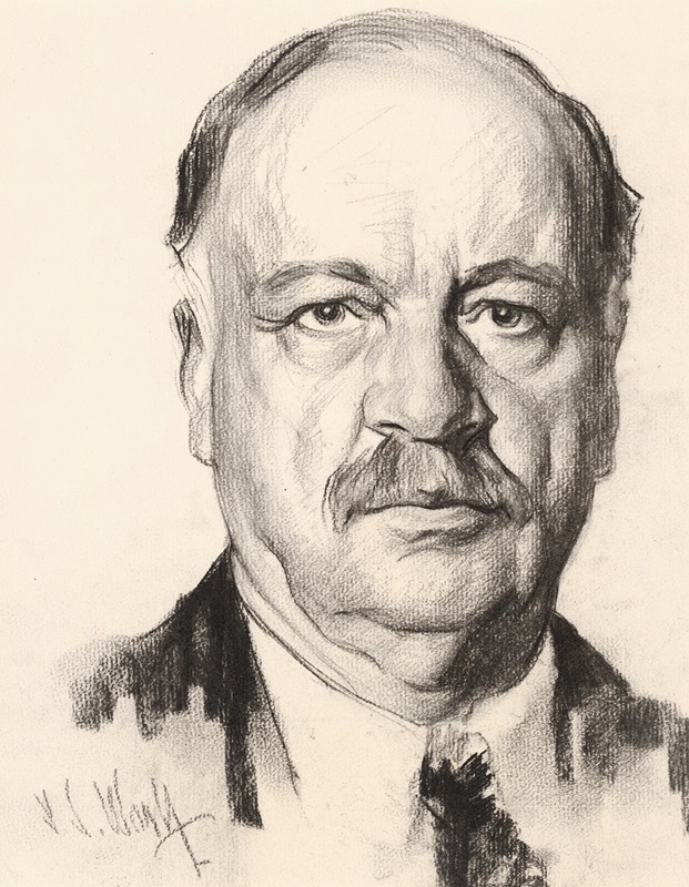 Charles Curtis by Самуэль Джонсон Уулф, 1928 — digital art print download