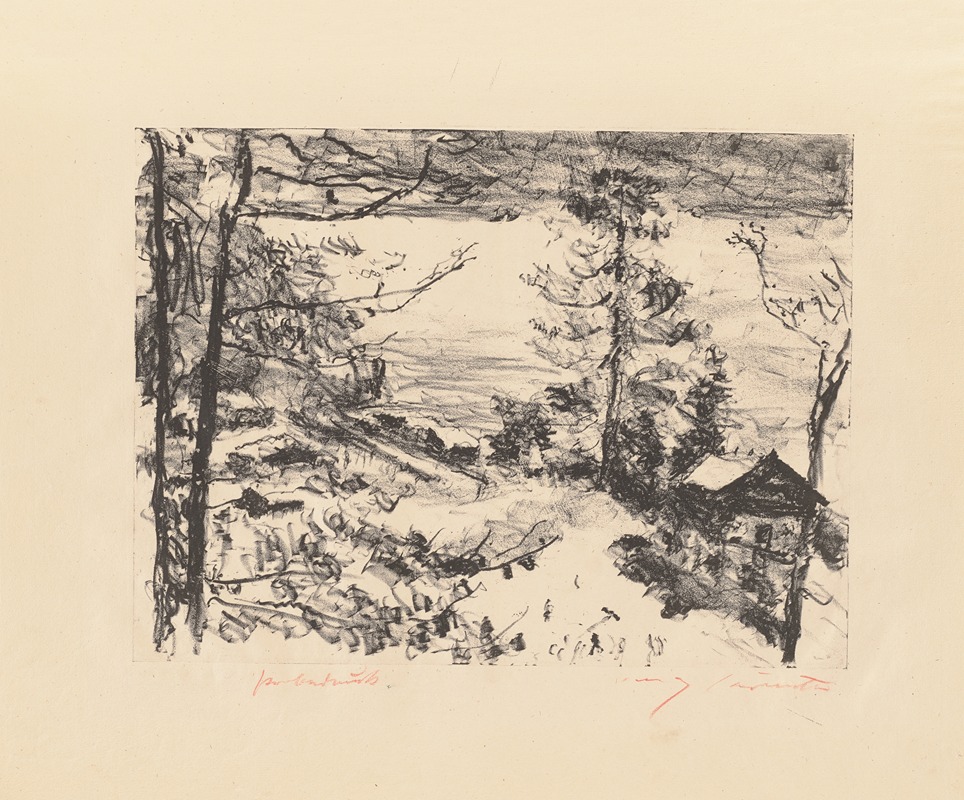 Berg See by Ловис Коринт, 1922 — digital art print download