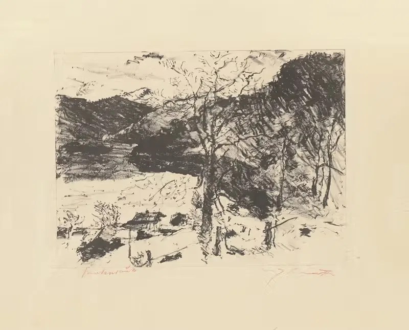 Gebirgslandschaft mit See by Ловис Коринт, 1922 — digital art print download