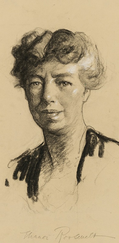 Eleanor Roosevelt by Самуэль Джонсон Уулф, 1945 — digital art print download