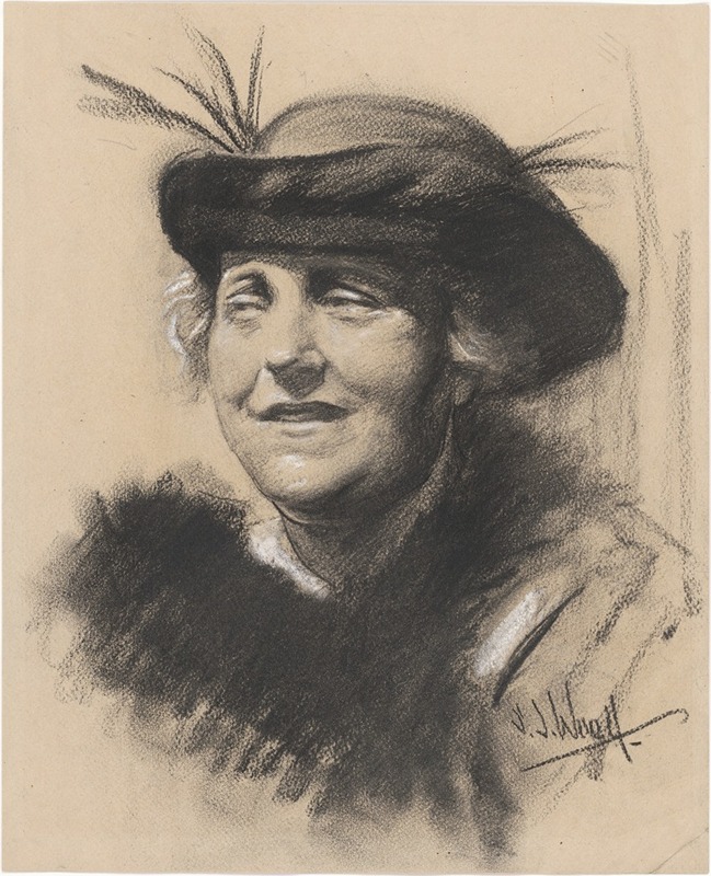Elsa Loewenthal Einstein by Самуэль Джонсон Уулф, 1930 — digital art print download
