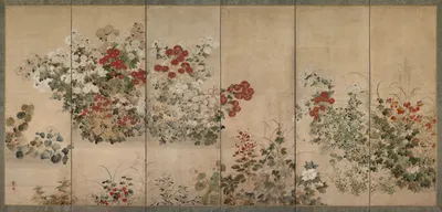 Flowers and Grasses by Kitagawa Sōsetsu — digital art print download