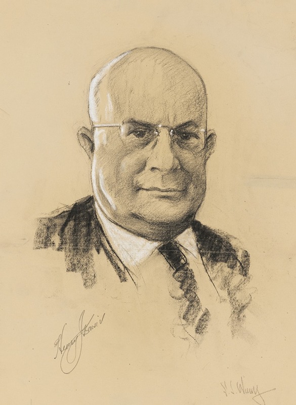 Henry John Kaiser by Самуэль Джонсон Уулф, 1944 — digital art print download