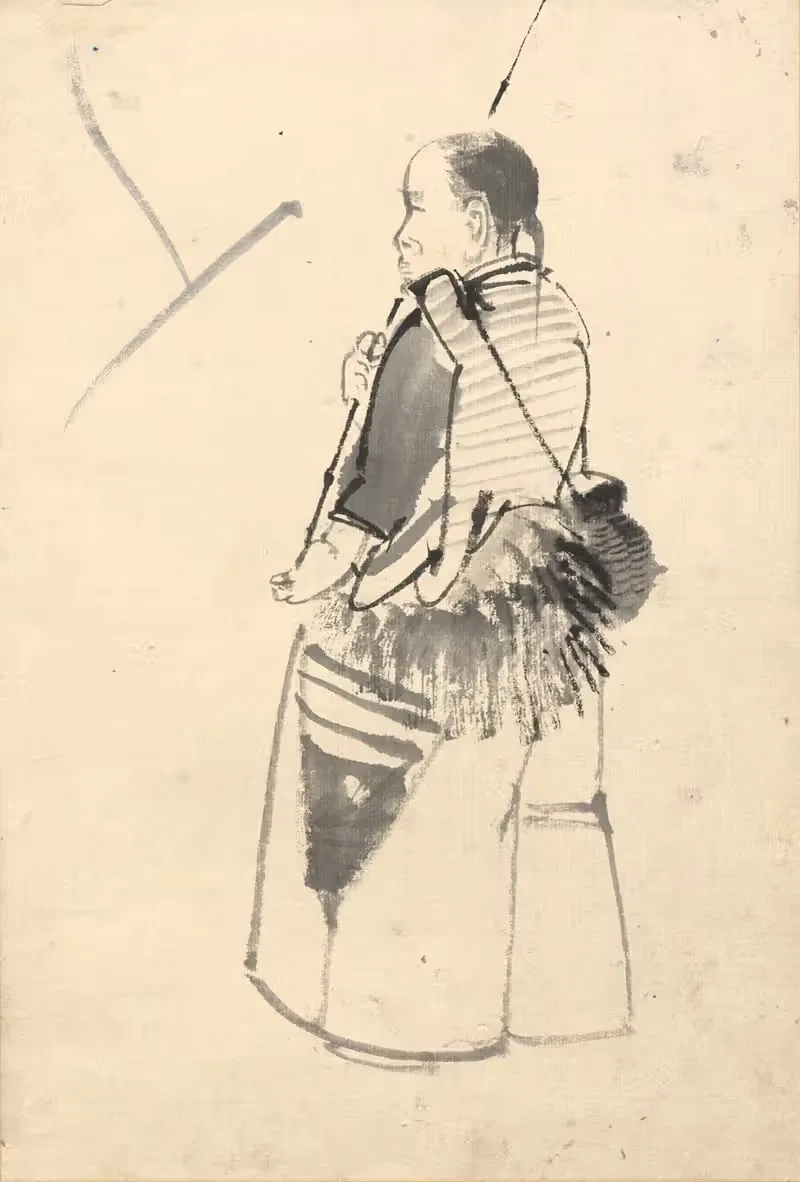 Dancer in a Fisherman's Costume — Kōno Bairei