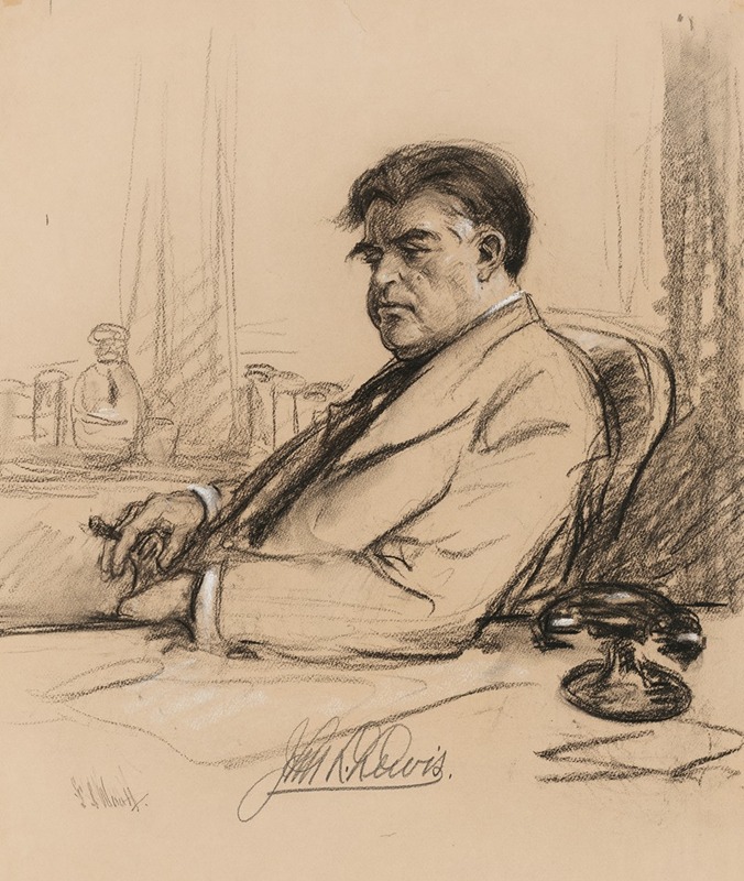 John Llewellyn Lewis by Самуэль Джонсон Уулф, 1937 — digital art print download