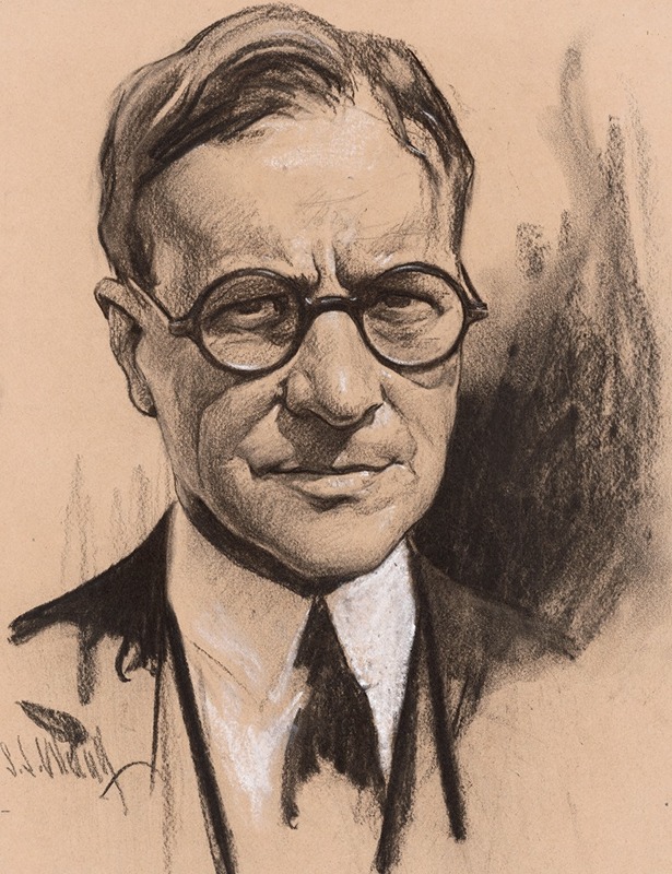 Newton Diehl Baker by Samuel Johnson Woolf, 1932 — digital art print download