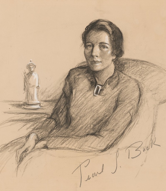 Pearl S. Buck by Самуэль Джонсон Уулф, 1938 — digital art print download