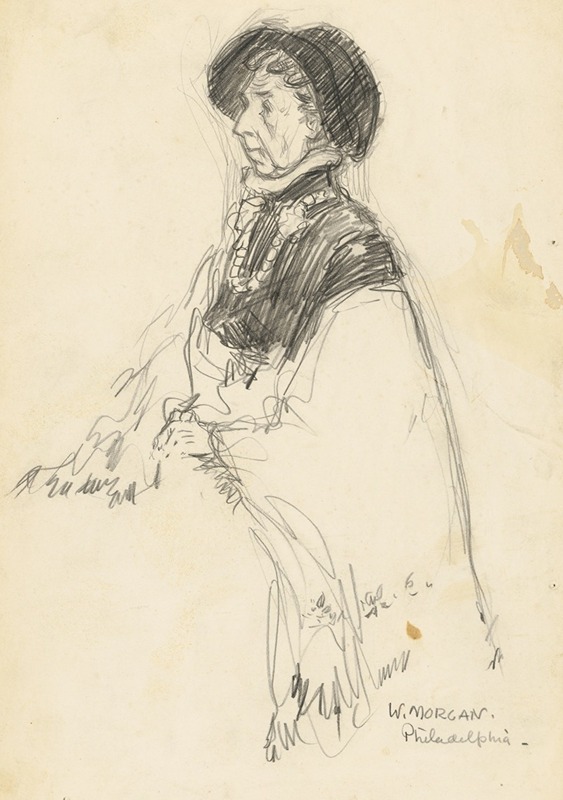 Belva Ann Bennett Lockwood by Wallace Morgan, 1912 — digital art print download