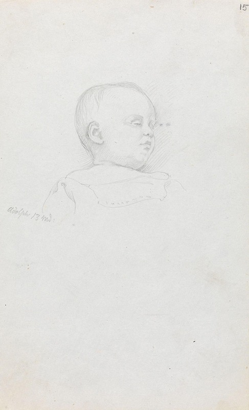 Adolph Tidemand jr., 13 mnd. by Адольф Тидеманд, 1846 — digital art print download