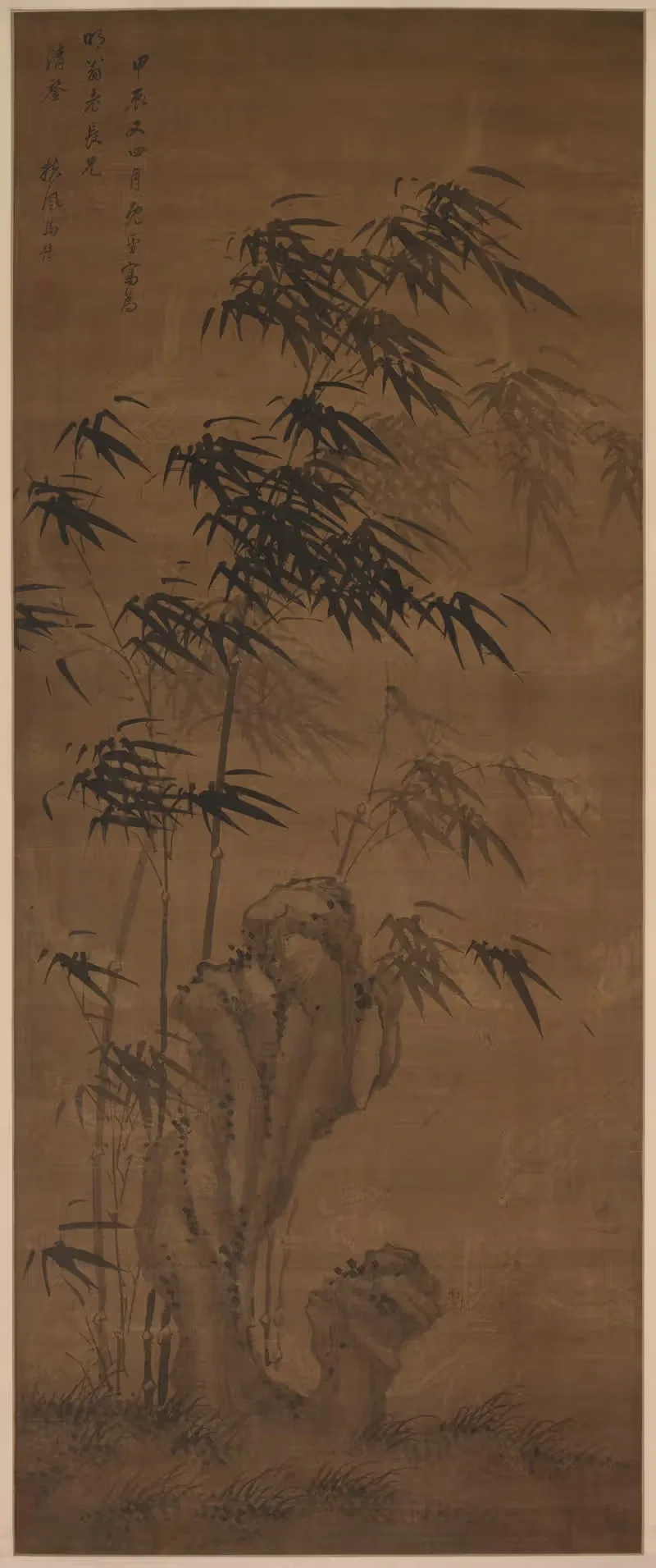 Bamboo in the Wind by Ma Yu, 1724 — digital art print download
