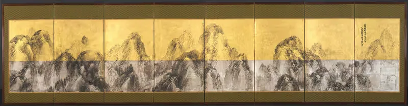 Seventy-two Peaks Against the Blue Sky — Matsumura Goshun