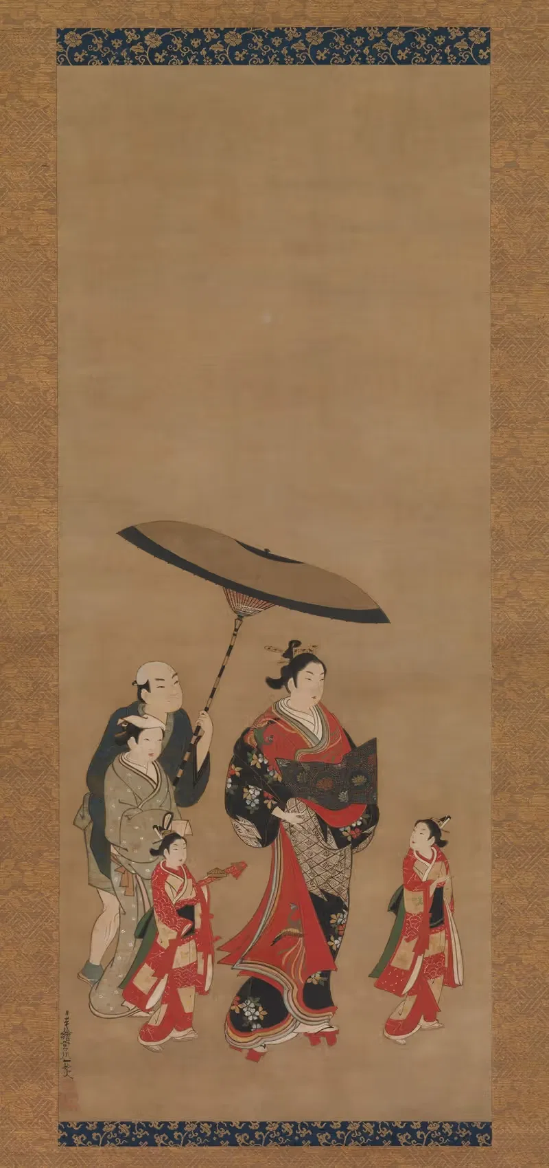 Courtesan on Parade by Miyagawa Isshō — digital art print download