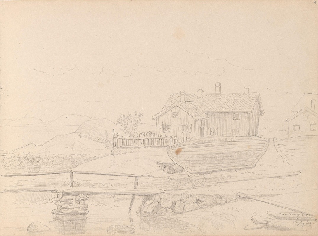 Fra Nevlunghavn — Adolph Tidemand