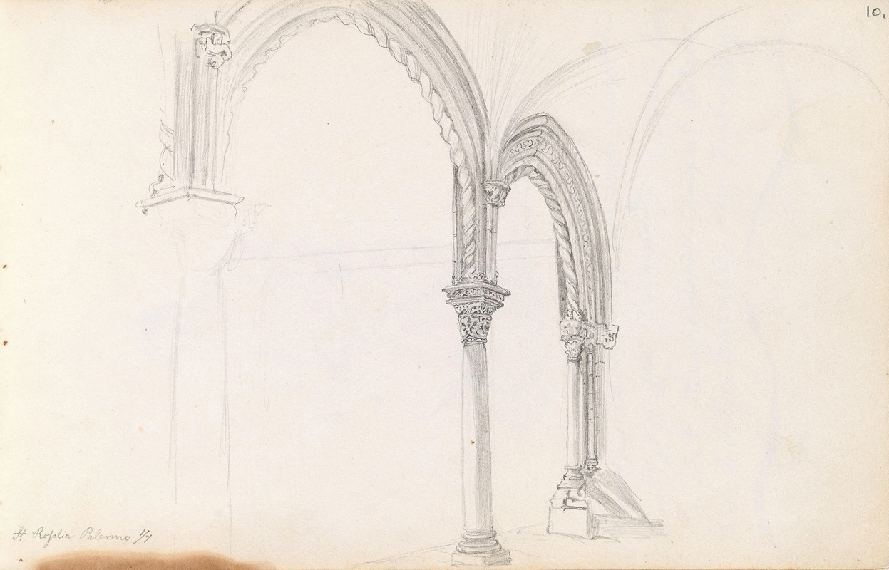Fra Santa Rosalia, Palermo — Adolph Tidemand