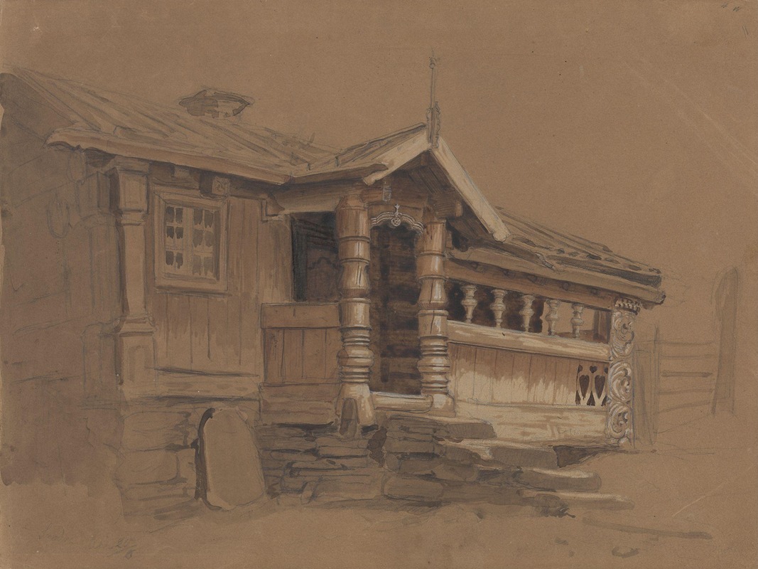 Gretestua, Sundre i Ål — Adolph Tidemand