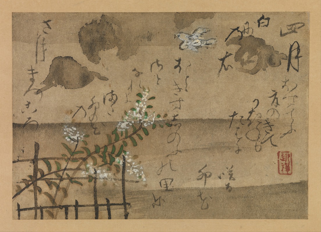 Fourth Month by Ogata Kenzan, 1743 — digital art print download