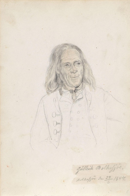 Gunleik Bolkesjø by Адольф Тидеманд, 1844 — digital art print download
