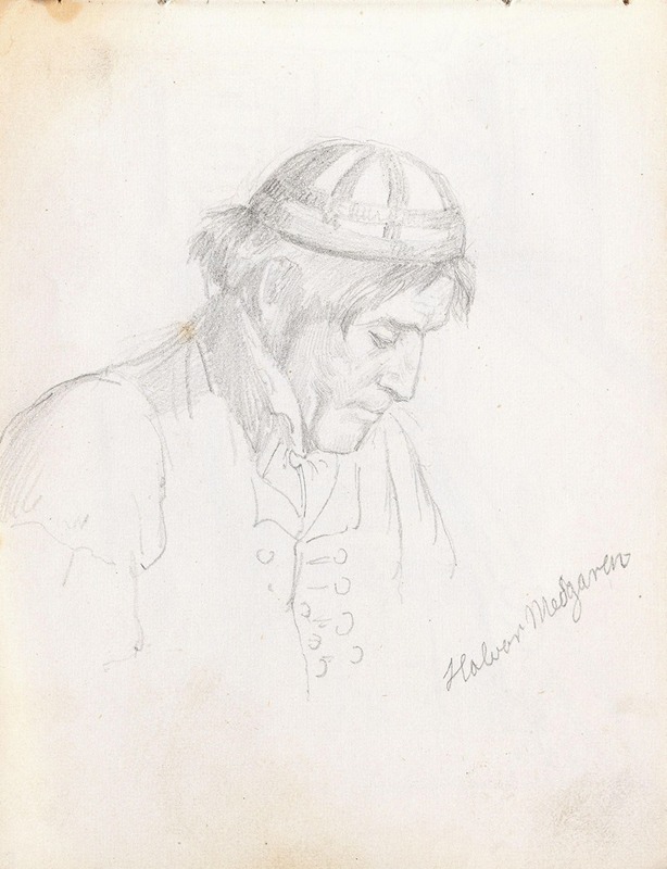 Halvor Medgaren by Адольф Тидеманд, 1848 — digital art print download