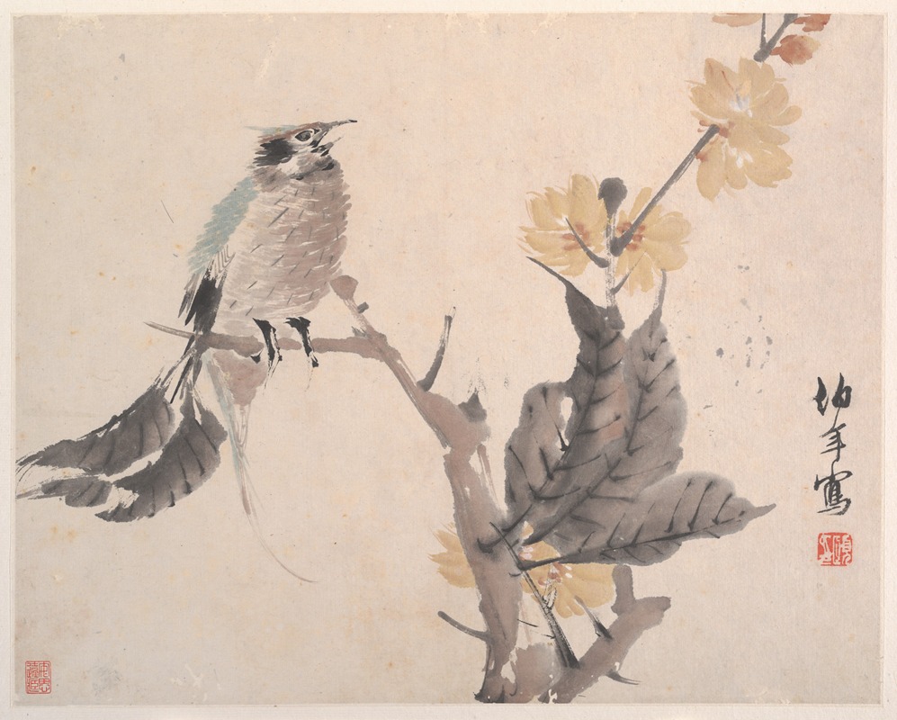 Animals, Flowers and Birds Pl.4 — Ren Yi
