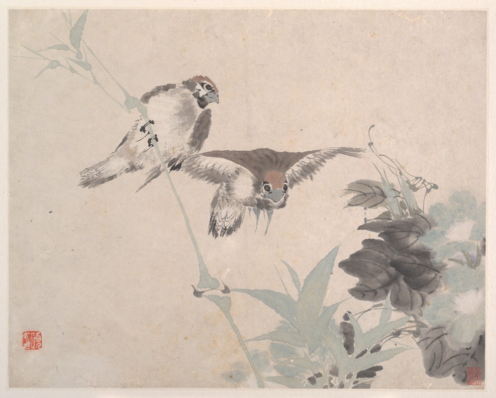Animals, Flowers and Birds Pl.6 — Ren Yi
