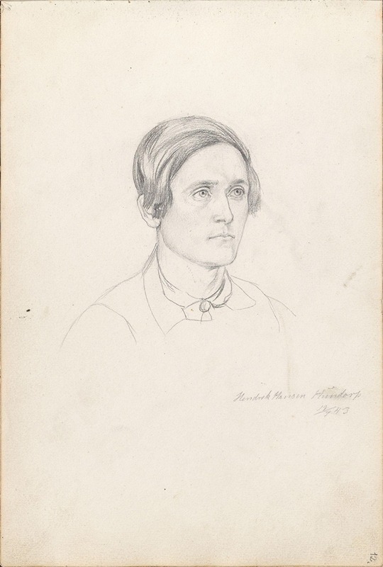 Hendrik Hansen Hundorp by Адольф Тидеманд, 1843 — digital art print download