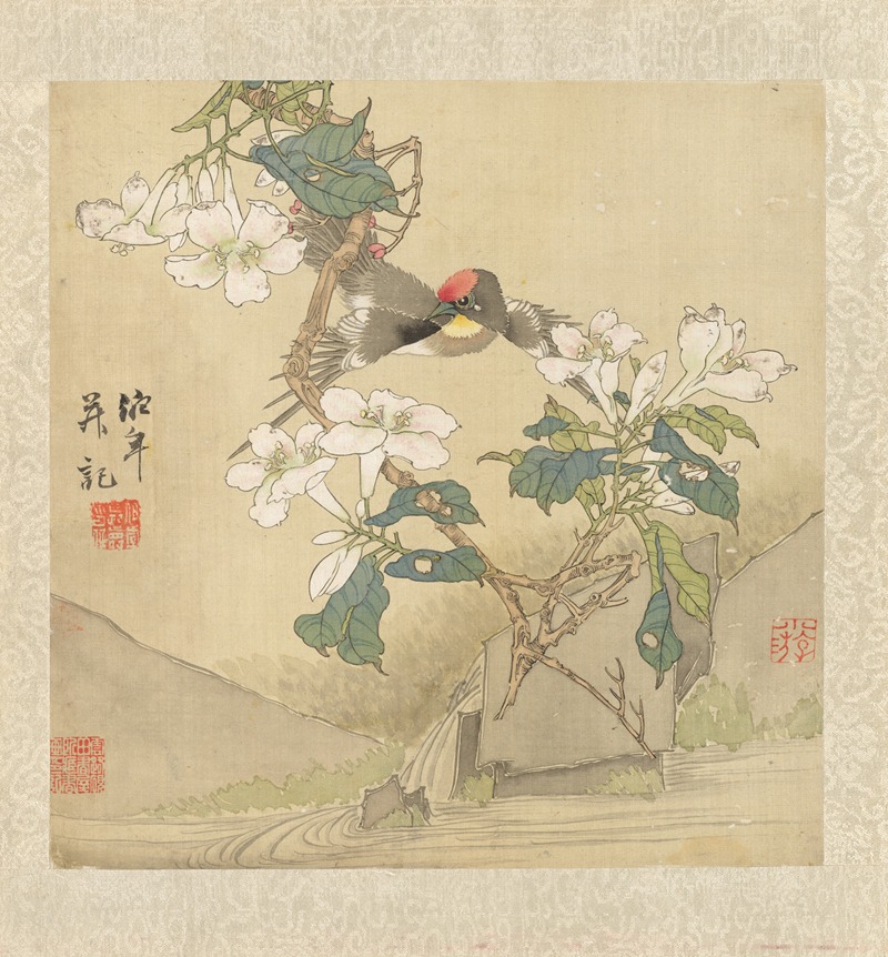 Flowers and Birds Pl.1 by Жэнь И — digital art print download