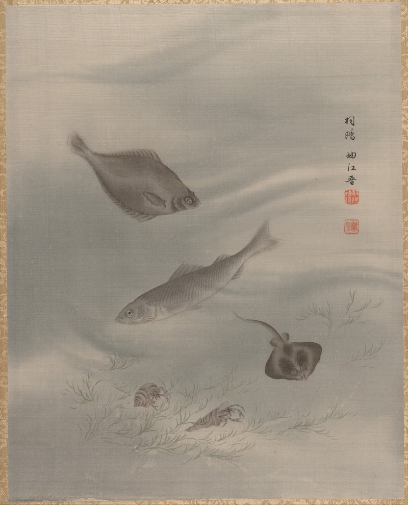Fishes by Сэки Сюко — digital art print download