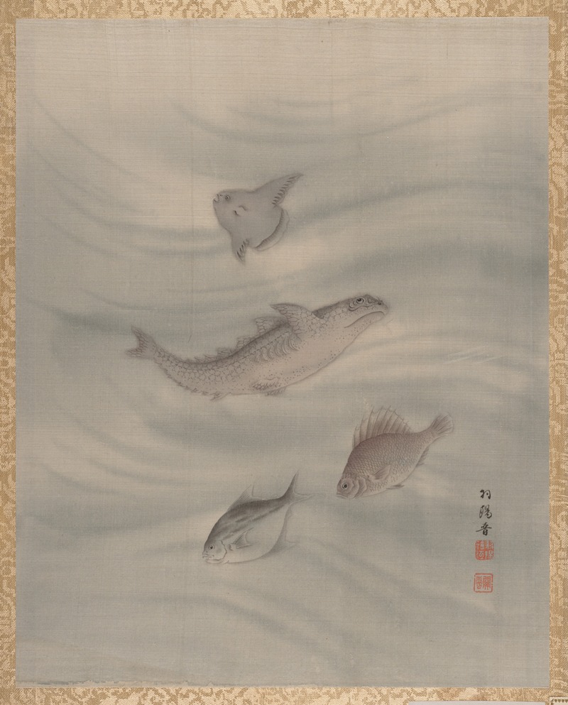 Fishes by Сэки Сюко — digital art print download