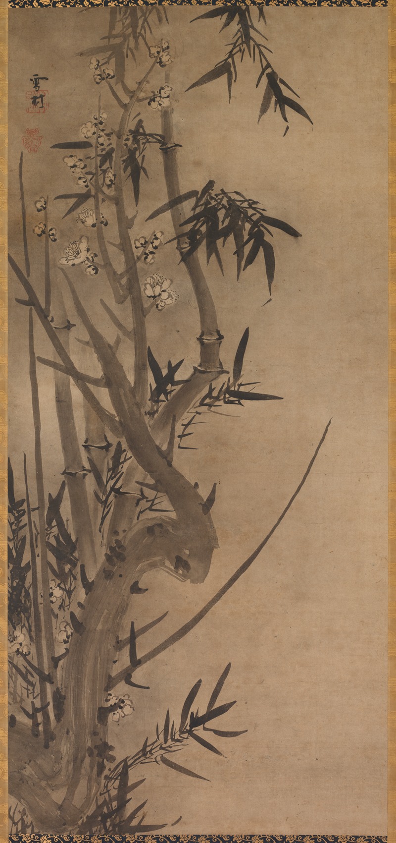 Bamboo and Plum by Sesson Shūkei — digital art print download