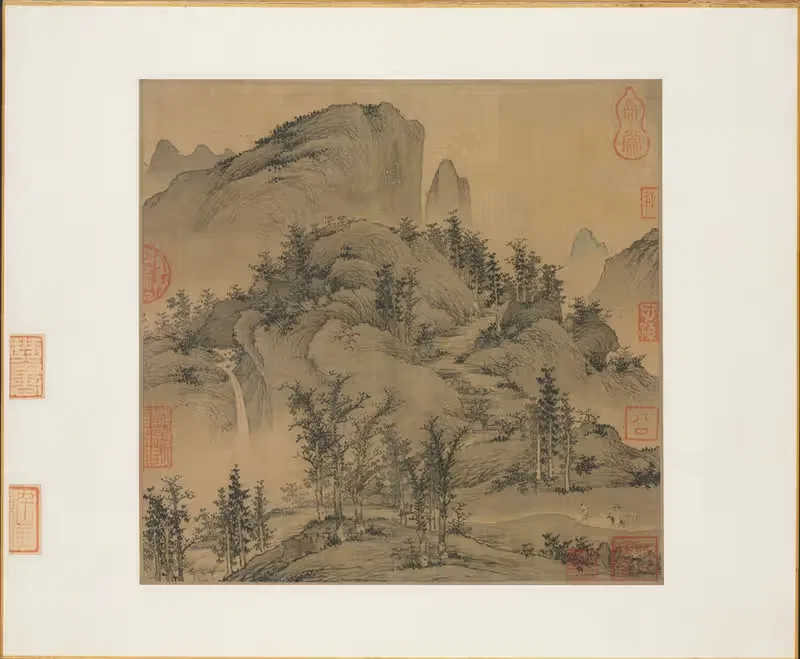 Travelers in Autumn Mountains — Sheng Mou