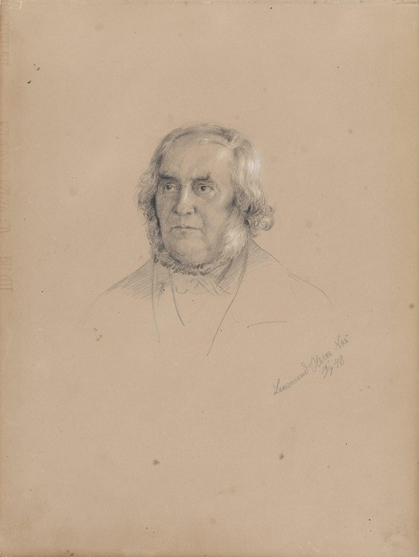Lensmann Olsen, Næs by Адольф Тидеманд, 1848 — digital art print download