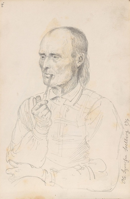 Ole Sivertsen Solberg by Адольф Тидеманд, 1852 — digital art print download