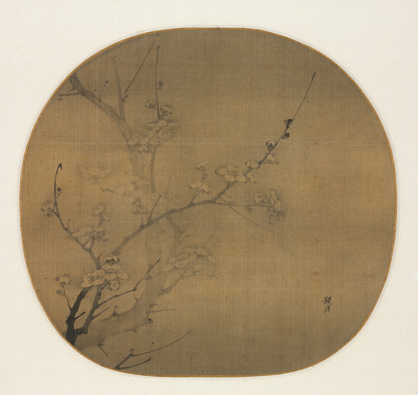 Plum Blossoms in Moonlight by Yan Hui — digital art print download