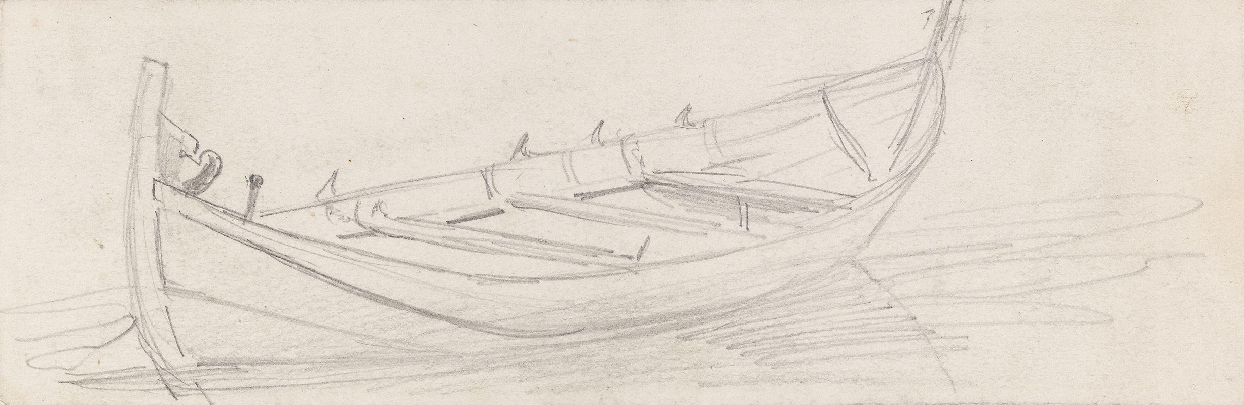 Robåt by Adolph Tidemand, 1843 — digital art print download