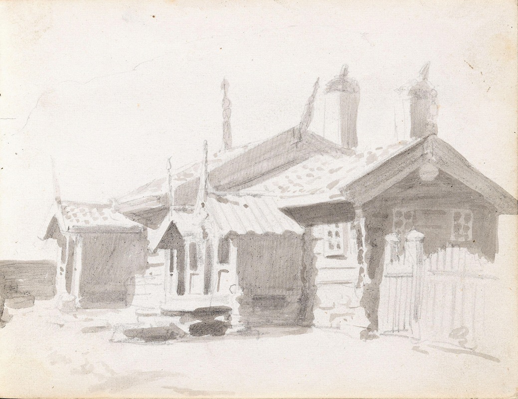 To stuer, Narumsgarden Gulsvik — Adolph Tidemand